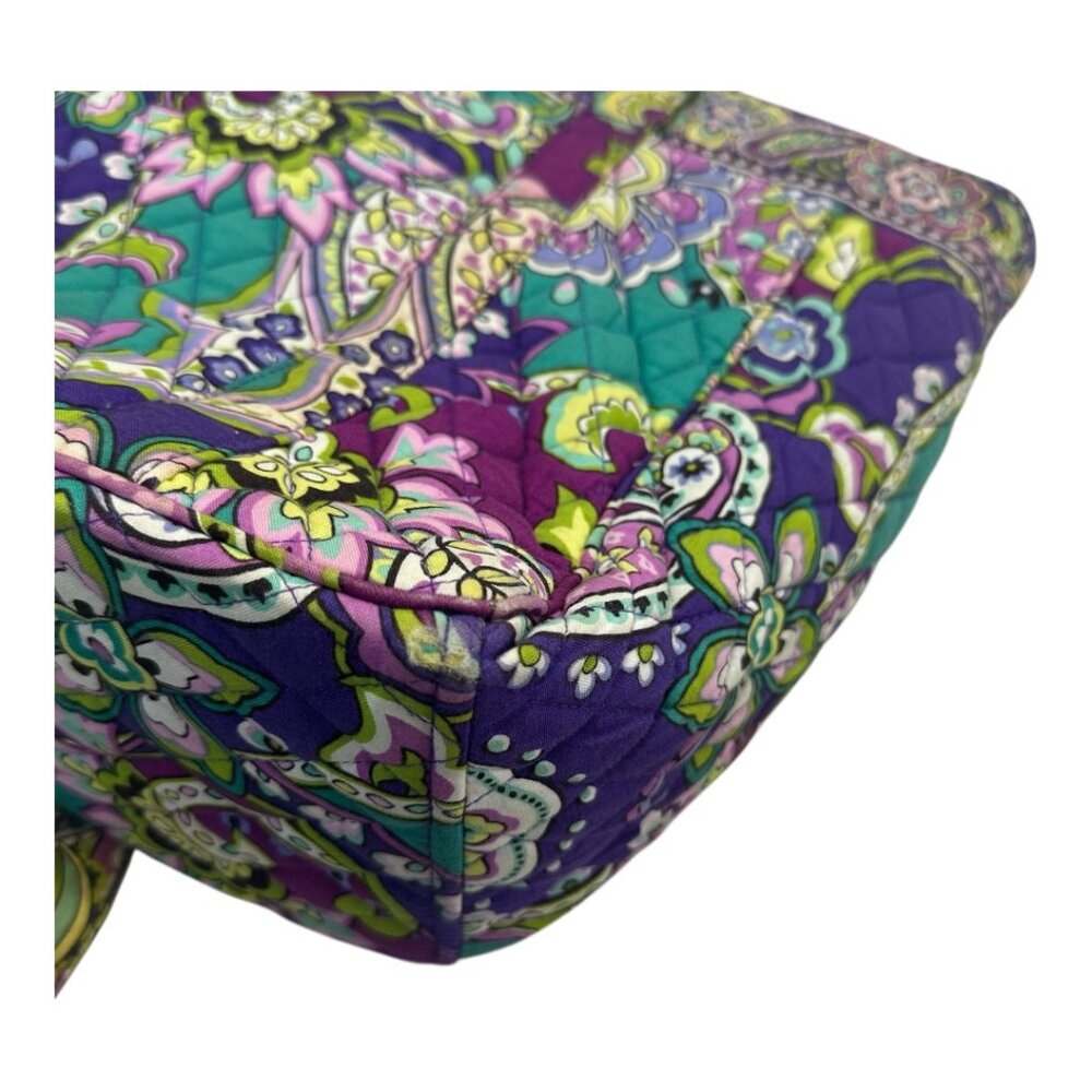 Vera Bradley Signature Laptop Tote Bag Multicolored Paisley Print - Picture 13 of 14